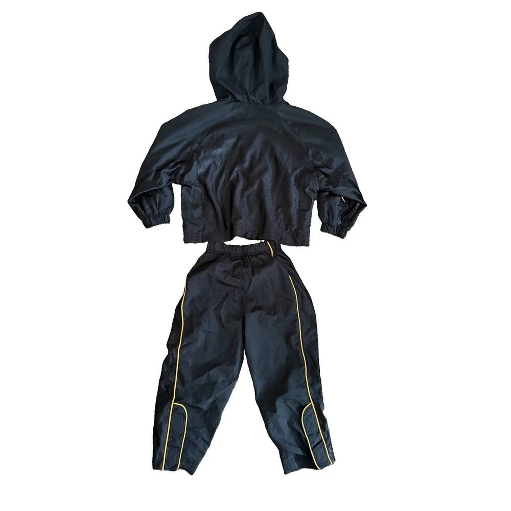 Kids Starter Track Suit Black And Yellow Missouri Size 3T Zip Up Hoodie & Pant